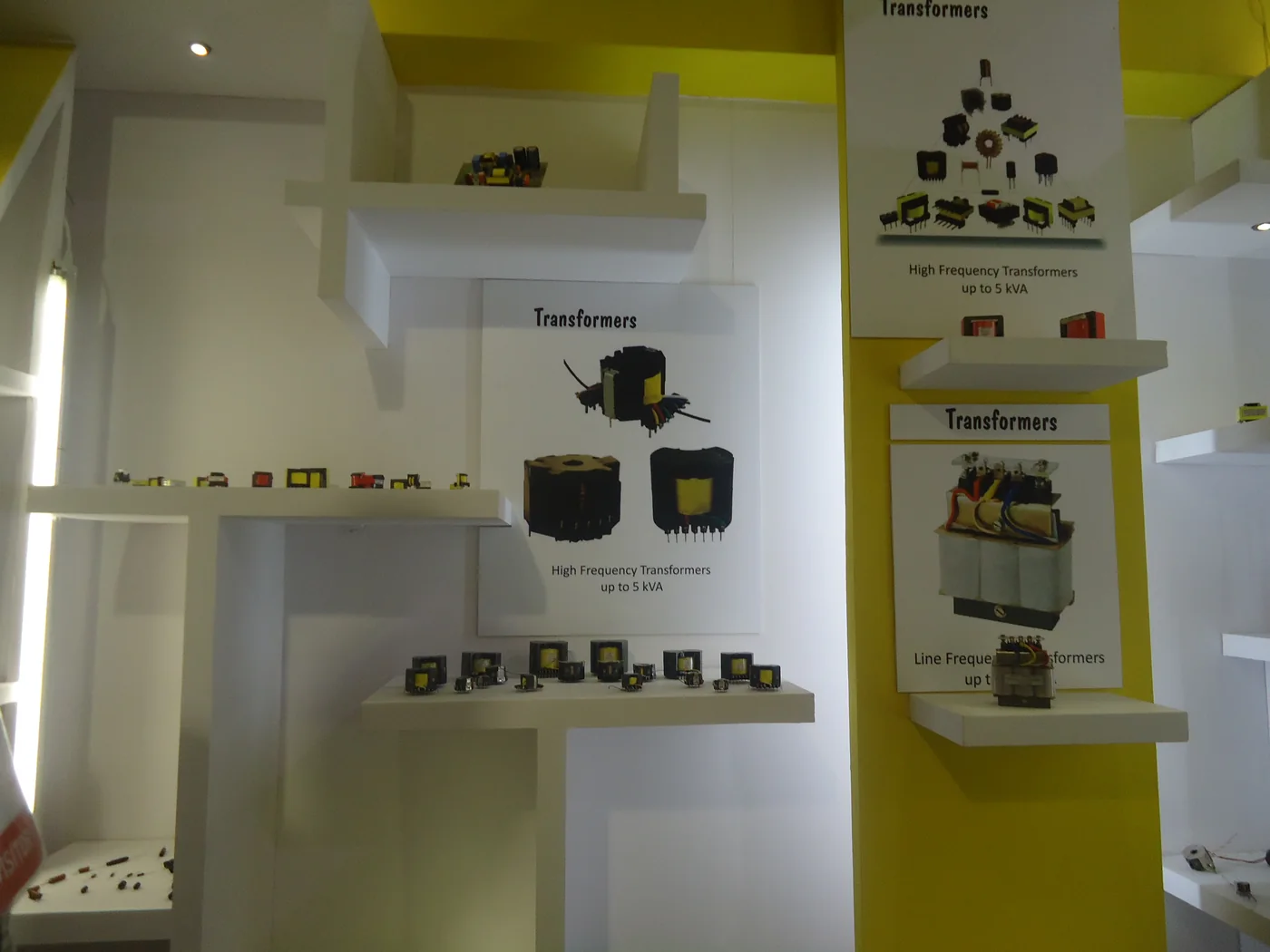 ACE Electromagnetics in-house product display and capability wall